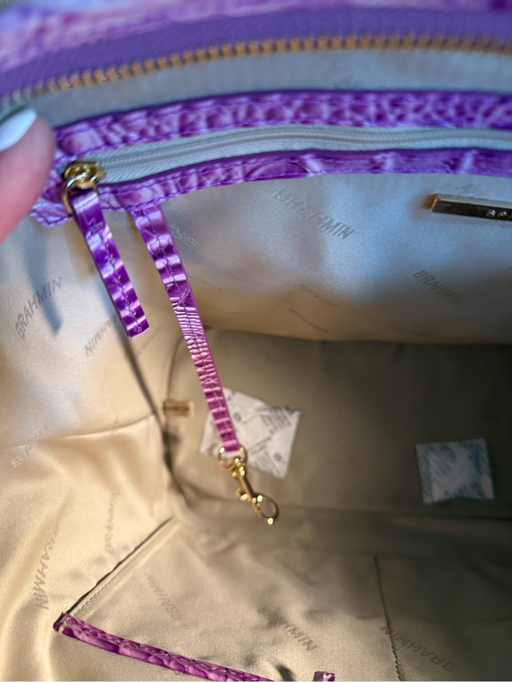 Brahmin Lilac Essence Medium Asher and Ady Wallet - Picture 10 of 11